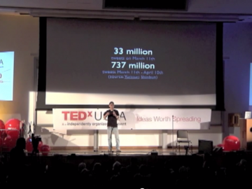 Yoh's disccusion at Ted x UCLA on using Twitter to save lives